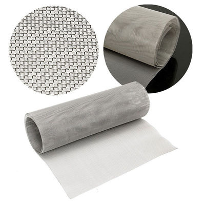عرض 10mm-3000mm مقاومت در برابر اسید و قلی Woven Wire Mesh قابل تنظیم مقاومت در برابر آتش ساخته شده از سیم فولاد ضد زنگ