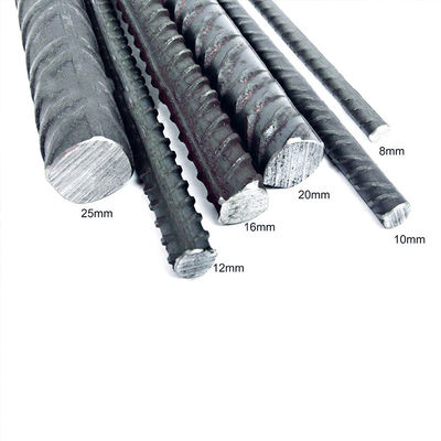 قطر سفارشی 12mm 16mm 18mm HRB335 HRB350 HRB400 HRB450 HRB500 تقویت فولاد کربن