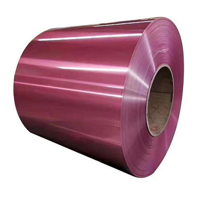 سیم پیچ قرمز پوشش گالوانیزه فولاد PPGI PPGL سیم پیچ DC51D DX51D عرض 700-1200MM